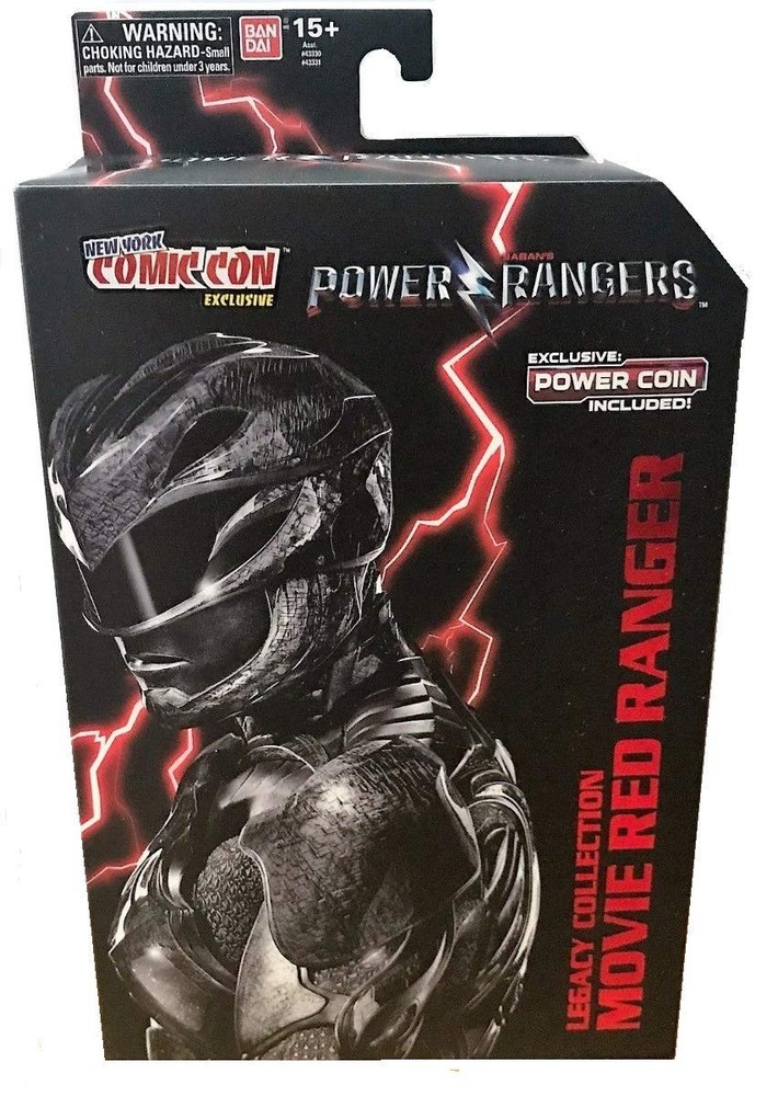 Bandai Power Rangers Movie Legacy Red Ranger New York Comic Con Exclusive 2016