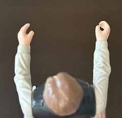 1984 VTG Star Wars Han Solo Plain Collar Trench Coat Endor Action Figure