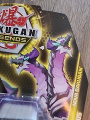 Bakugan Legends Toy Nova Bakugan Nillious Light Up Purple Black New In Pkg