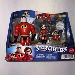 Disney Pixar The Incredibles Storytellers 3 Figure Pack 4.75” Mattel Brand New