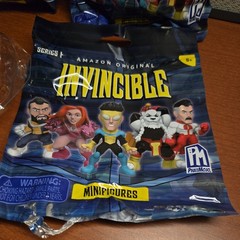 Invincible Series 1 Phatmojo 3” Mini Figure Mystery Blind Box Lot of 2 + 1 open