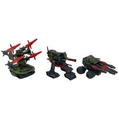 Vintage GI Joe PAC RAT Lot of 3 Custom Painted Gun Launcher 1983 Hasbro ARAH