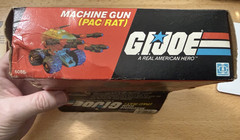 Vintage GI Joe Pac Rat Machine Gun EMPTY BOX ONLY