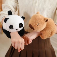 20Cm Creative Stuffed Animals Raccoon Fox Husky Cat Monkey Papa Circle Wrapped