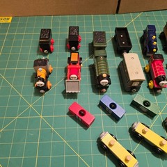 Thomas & Friends Wooden Railway Toy Train Lot – 14 Piece Mixed Vehicle Set