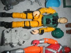1980s 1990s G.I. GI Joe Accessories Weapons Action Figures Vintage ARAH 3.75 Lot