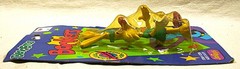 Bend-Ems☆1994 JusToys☆Disney Figure Set☆BONKERS, FALL APART RABBIT, TOON LIGHT