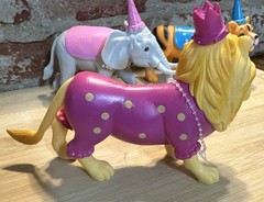 ANKYO Circus Zoo Animals Birthday Party Tiger Elephant Lion Cake Toppers