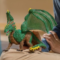 Jungle Dragon Toy – 11″ Movable Wing Action Figure – Mythical Creature Figurine
