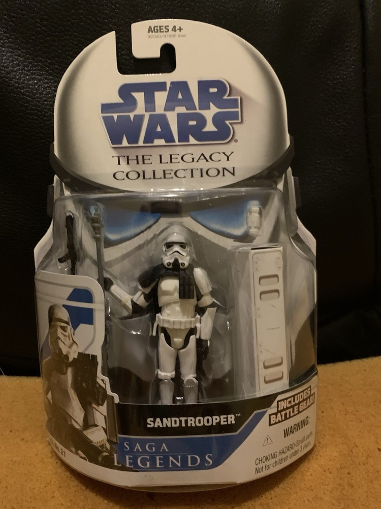 New In Box Star Wars The Legacy Collection Saga Legends Sandtrooper SL No 21