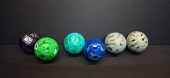 Bakugan Lot of 6 — Ventus Aquos Haos Darkus — 300G–620G Battle Brawlers