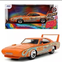 Jada Toys I Love The 60’s 1:24 1969 Dodge Charger Daytona Die-Cast Car, Toys NEW