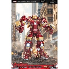Marvel Avengers Iron Man Mark 44 Hulkbuster Ironman LED Light Figure Model Toy