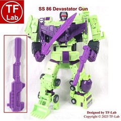 Gun Upgrade Kit: Transformers Studio Series SS 86 Devastator TF-Lab