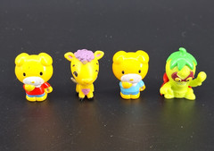 Mixed Lot of 15 Various Miniture Unisex Rubber & Plastic Toy