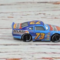 Disney Pixar Cars 3 Desert Race Die-Cast Rev-N-Go Racer #73 Mattel RARE