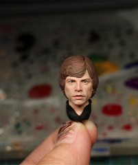 Painted 1:12 Head Sculpt Luke Mark Hamill For 6” SHF Male Action Figure Body
