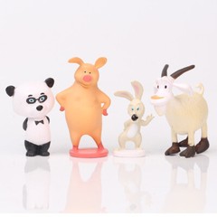 10 PCS Masha and The Bear Action Figures Set Party Toys Dolls Gift Cake Toppers