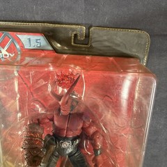HELLBOY ACTION FIGURE MEZCO 2004 ANUNG UN RAMA FIRE HORNS NEW SLIGHT YELLOW