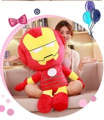 Cartoon Figure Spider-Man Stuffed Toy Plush Doll Red PP Cotton Large-sized Gift