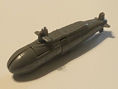 Dive Dive (Grey) – Unknown GoBots KO Submarine 1980’s Era VARIANT HEAD SCULPT!