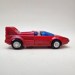 MACHINE ROBO GoBots (Vintage 1982) TURBO MR-07 Red Race car (Popy) COMPLETE