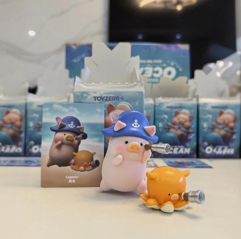 Toyzero+ LuLu The Piggy Ocean Series Confirmed Blind Box Figure Toys Collectible