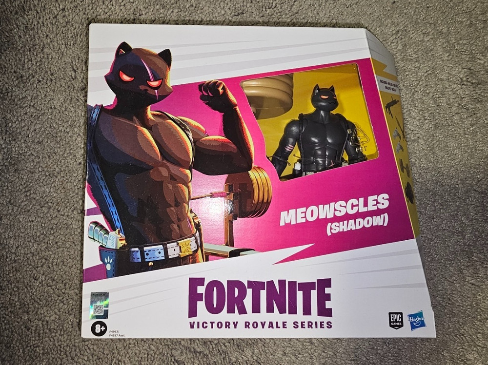 Hasbro Fortnite Victory Royale Series Meowscles Shadow Action Figure NIB