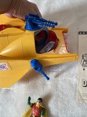 Vintage Kenner Super Powers DELTA PROBE ONE Vehicle DC Comics 1985 Robin Manual