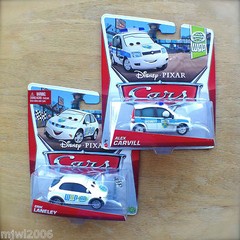 Disney PIXAR Cars ALEX CARVILL & ERIK LANELEY 2013 WGP 17/17 9/17 lot 2 diecast