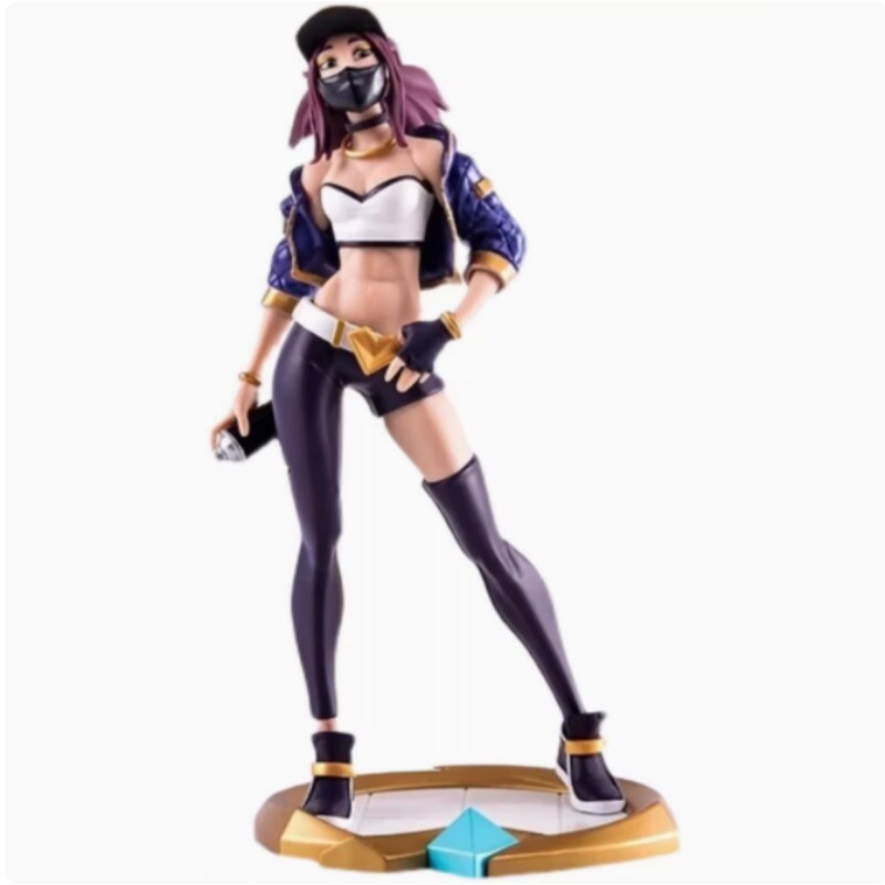 League of Legends LOL Gaming Peripherals KDA Akali Sculpture Figurine Collection
