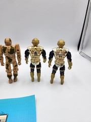 Vintage 1980’s Captain Power Action Figure Lot Of 6 and 1 Weapon B2