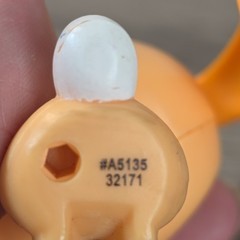 Hasbro Littlest Pet Shop Orange Bunny Rabbit Green Eyes Floppy Ears A5135 2013
