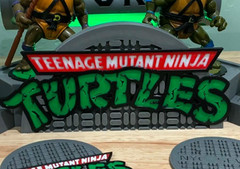 Teenage Mutant Ninja Turtles Action Figure Stand Vintage Retro TMNT stand