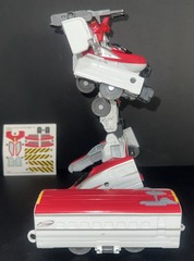 Takara Transforming High Speed Rail Train To Robot Complete Weapons Japanese