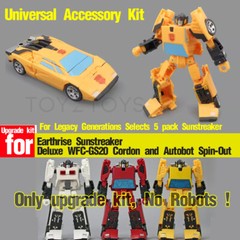 Spoilers Gun Filler Upgrade For Legacy Generations Selects 5 pack Sunstreaker
