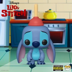 Funko Pop Disney’s Lilo & Stitch – Stitch with Plunger Figure w/ Protector