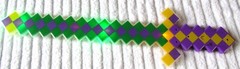 23″ Light & Flashing Mine Craft Play Sword.