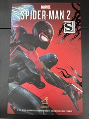 Hot Toys Spider-Man 2 Miles Morales Upgraded Suit VGM55 SEALED