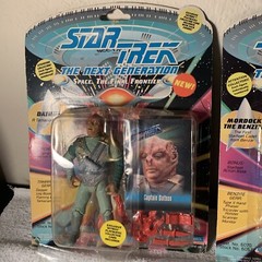 Star Trek The Next Generation Lot Benzite + Dathon 1993 Playmates Plus 2 Comics
