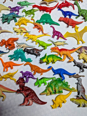 Lot of 130+ Plastic Rubber Dinosaurs 1 Battery Operated & Vintage Animals