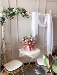 Wedding Arch Flowers 30 Inch Rustic Artificial Floral Swag for Door Lintel