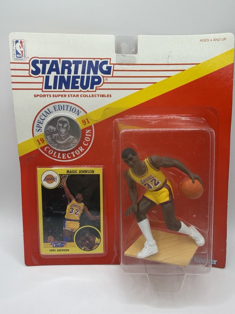 NBA Starting Lineup Special Edition Magic Johnson Action Figure 1991