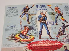 Vintage GI Joe Action Soldier Army Manual Catalog Advertising Fold Out Paper Lot