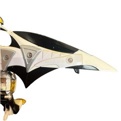 2003 Bandai Power Rangers Dino Thunder White Drago Zord Raptor Toy Rider White