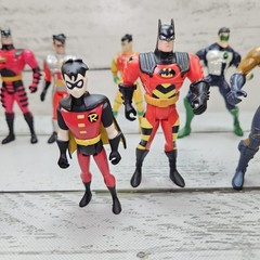 Kenner DC Batman Vintage Figure Lot 1990’s Robin Batman Animated 5″ 10 Figures