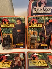 Kenner Robin Hood Battle Wagon Net Launcher Bola Bomber Figures Sealed! Lot (B)