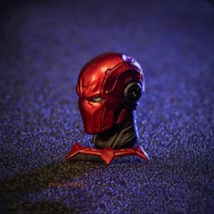1/12 Red Hood Red Mask Head Sculpt for 12in Action Figure Sodier Body Toy