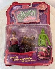 Playmates The Grinch Stole Christmas Grinch/Martha May Whovier Snowball Launcher