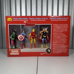 2026 Disney Parks Mego Marvel Avengers 4 Pk Cap America Iron Man BUBBLE WRAPPED!